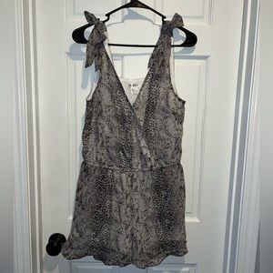 Women’s Snakeskin Romper